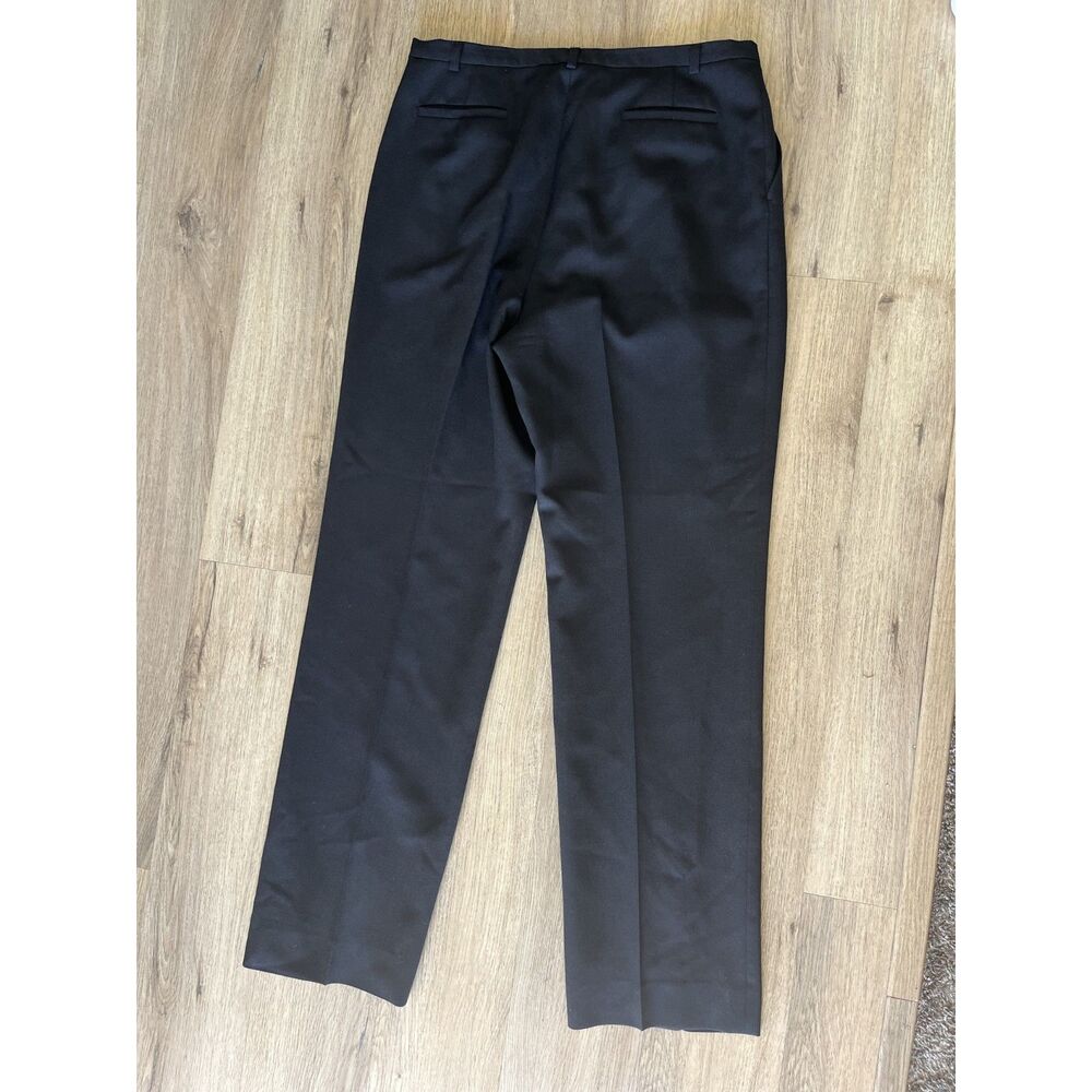 Vintage Pendleton Black Wool Pleated Trousers Size 12